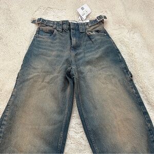 Bershka High Rise Blue Jeans